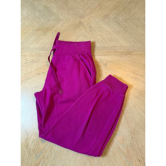 ATHLETA Fuchsia Triumph Jogger High Rise
Fleece Cozy Lounge Sweatpants Size S - Picture 3 of 13